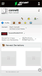 Mobile Screenshot of connett.deviantart.com