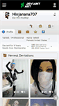 Mobile Screenshot of ninjanana707.deviantart.com
