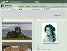 Tablet Screenshot of dylazuna.deviantart.com