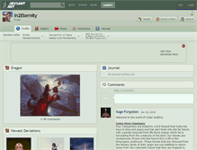 Tablet Screenshot of in2eternity.deviantart.com