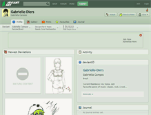 Tablet Screenshot of gabrielle-diers.deviantart.com