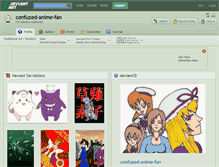 Tablet Screenshot of confuzed-anime-fan.deviantart.com