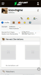 Mobile Screenshot of knowingme.deviantart.com