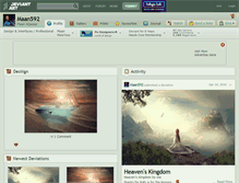 Tablet Screenshot of maan592.deviantart.com
