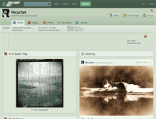 Tablet Screenshot of pecuchet.deviantart.com