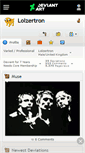 Mobile Screenshot of lolzertron.deviantart.com