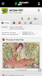 Mobile Screenshot of jerzee-girl.deviantart.com