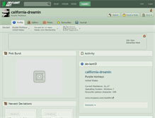 Tablet Screenshot of california-dreamin.deviantart.com