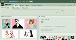 Desktop Screenshot of luckyloser123.deviantart.com