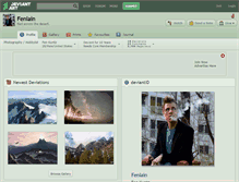 Tablet Screenshot of fenlain.deviantart.com