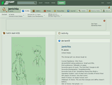 Tablet Screenshot of jamichka.deviantart.com