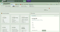 Desktop Screenshot of mikotohidotori.deviantart.com
