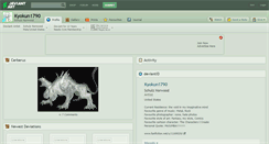 Desktop Screenshot of kyokun1790.deviantart.com
