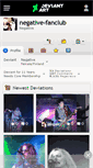 Mobile Screenshot of negative-fanclub.deviantart.com