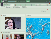 Tablet Screenshot of miz-vixen.deviantart.com