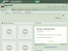 Tablet Screenshot of danna1963.deviantart.com