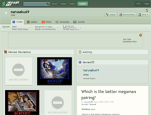 Tablet Screenshot of narusaku69.deviantart.com