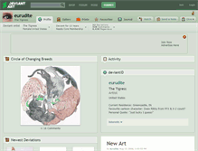 Tablet Screenshot of eurudite.deviantart.com