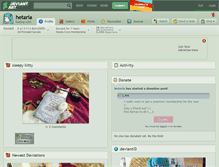 Tablet Screenshot of hetaria.deviantart.com