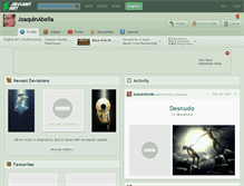Tablet Screenshot of joaquinabella.deviantart.com
