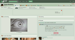 Desktop Screenshot of green-romance.deviantart.com