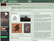 Tablet Screenshot of legendsoftheminotaur.deviantart.com