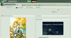 Desktop Screenshot of longshotxsmellerbee.deviantart.com