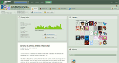 Desktop Screenshot of mylittleponyfanz.deviantart.com