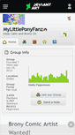 Mobile Screenshot of mylittleponyfanz.deviantart.com