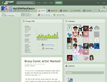 Tablet Screenshot of mylittleponyfanz.deviantart.com