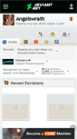 Mobile Screenshot of angelswrath.deviantart.com