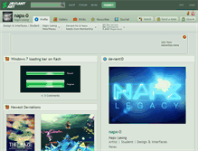 Tablet Screenshot of napx-0.deviantart.com