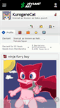 Mobile Screenshot of kuroganecat.deviantart.com