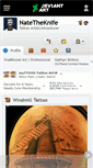 Mobile Screenshot of natetheknife.deviantart.com