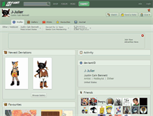 Tablet Screenshot of j-juller.deviantart.com