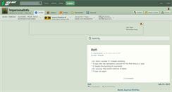 Desktop Screenshot of impersonalinfo.deviantart.com