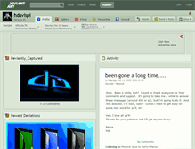 Tablet Screenshot of hdavispi.deviantart.com