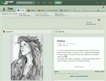 Tablet Screenshot of dygo.deviantart.com