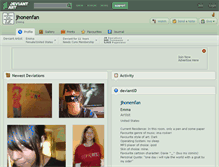 Tablet Screenshot of jhonenfan.deviantart.com