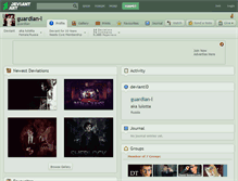 Tablet Screenshot of guardian-l.deviantart.com