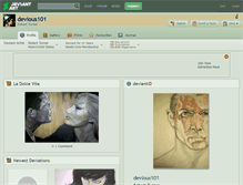 Tablet Screenshot of devious101.deviantart.com