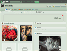 Tablet Screenshot of bollingerart.deviantart.com