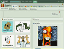Tablet Screenshot of hassassin.deviantart.com