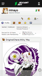 Mobile Screenshot of minayo.deviantart.com