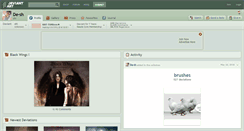 Desktop Screenshot of de-sh.deviantart.com