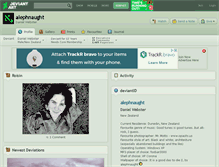 Tablet Screenshot of alephnaught.deviantart.com