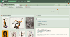 Desktop Screenshot of goggles-mandatory.deviantart.com