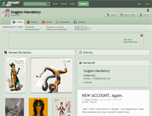 Tablet Screenshot of goggles-mandatory.deviantart.com