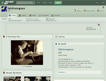 Tablet Screenshot of fallxfromxgrace.deviantart.com