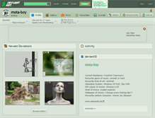 Tablet Screenshot of mota-boy.deviantart.com